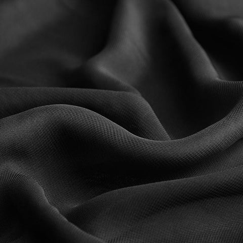 Wunderschöner Flame Jacquard Gothic Rock mit Bubble Lace Hem