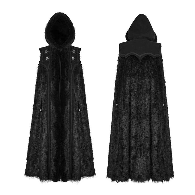 Winter Woolen Worsted Witch Langer gotischer Mantel für Männer