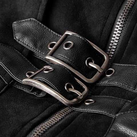 Winter Velvet Dark Angel Langer gotischer Mantel mit großem Hut