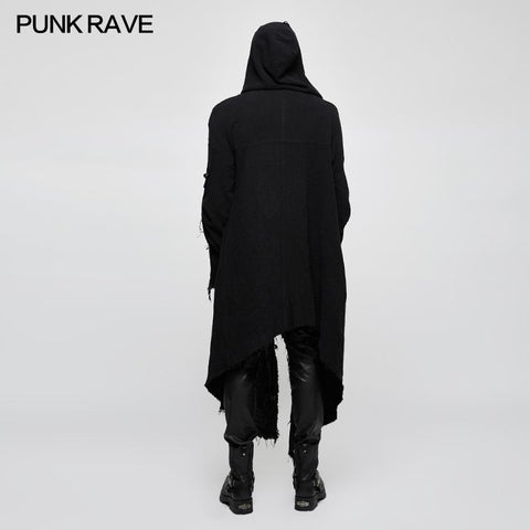 Lose Dark Death Punk Coat mit asymmetrischem Design