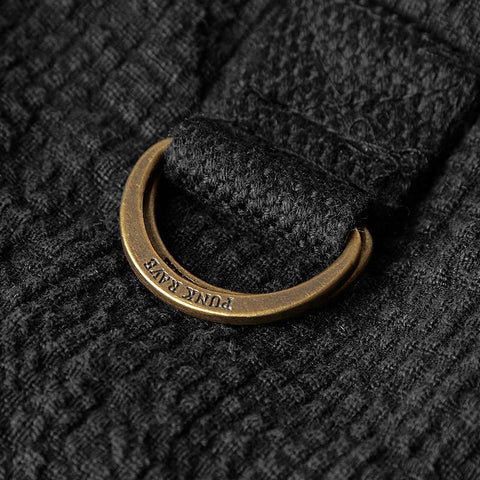 Lose Dark Death Punk Coat mit asymmetrischem Design