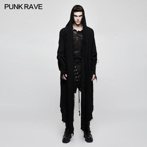 Lose Dark Death Punk Coat mit asymmetrischem Design