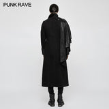 Hübsche Militäruniform Punk Jacke mit abnehmbarer Schal Schulter