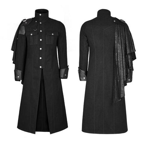 Hübsche Militäruniform Punk Jacke mit abnehmbarer Schal Schulter