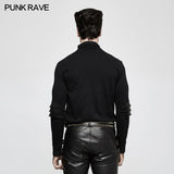Strickpanzer Stereo Punk T-Shirts mit Rollkragenpullover