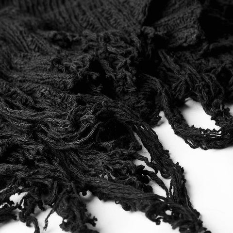 Dünner Garn Loose Punk Sweaters Pullover mit Dekadenzgefühl