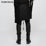 Persönlichkeit Männer unregelmäßiger Wildleder Punkrock mit abnehmbarem Design