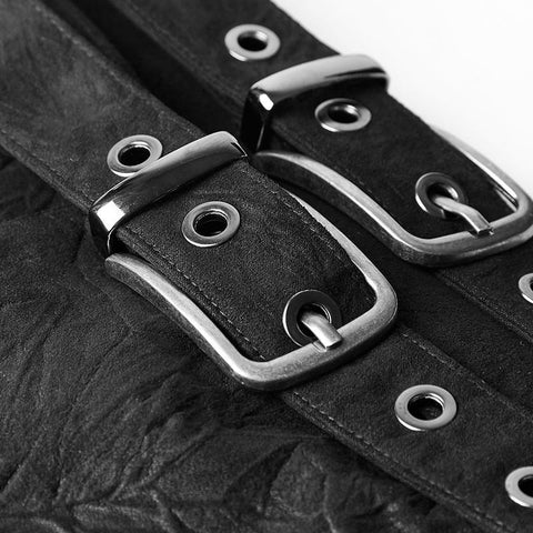 Persönlichkeit Männer unregelmäßiger Wildleder Punkrock mit abnehmbarem Design