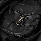 Stretch Woven Punk Pants Reithose mit Stereotaschen