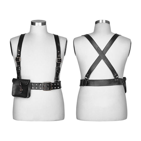 Verstellbare Cross Punk Zubehör Gurtclips mit abnehmbarer Tasche