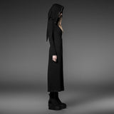 Long Witch Gothic Mantel mit Kapuze