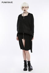 Lose Punk Jacke Persönlichkeit Anterior Cardigan