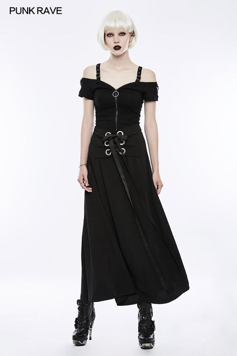 Corns Tie Wraps Chiffon Half Punk Rock