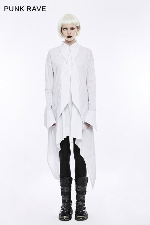 Loses bequemes Baumwoll-gotisches Hemdkleid