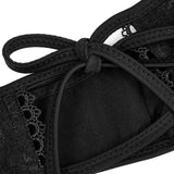 High Elastic Gothic Accessoires Spitze Sexy Badebekleidung Bottom