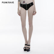 Persönlichkeit Badebekleidung Punk Accessoires Stretch Badeanzug Bottom