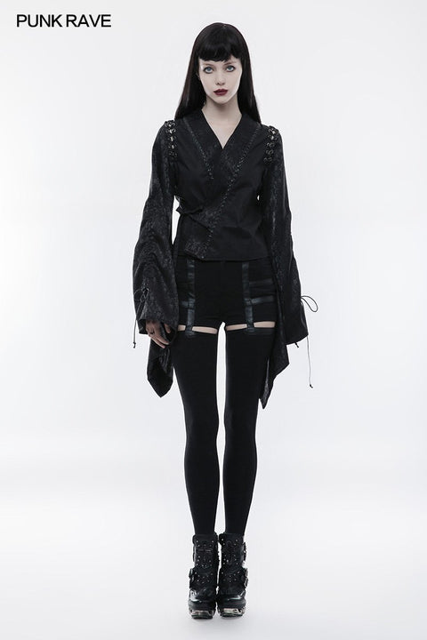 Tägliche Punkhosen Aushöhlende dehnbare Leggings