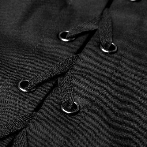 Figuring Style Gothic Shirt Lange Bluse Mit Fledermausflügelkragen