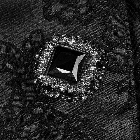 Wunderschöner gotischer Mantel aus Jacquard-Stoff für Frauen