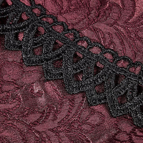 Wunderschöner gotischer Mantel aus Jacquard-Stoff für Frauen