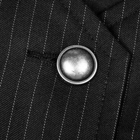 Militärische Uniform aus gestreiftem Gewebe Ärmellose Punkweste