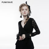 Mesh Stoff Punk Accessoire Spitze Steampunk Handschuh