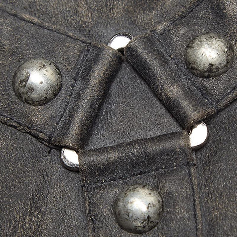 Super coole Steampunk Lederhandschuhe Herren Punk Accessoire