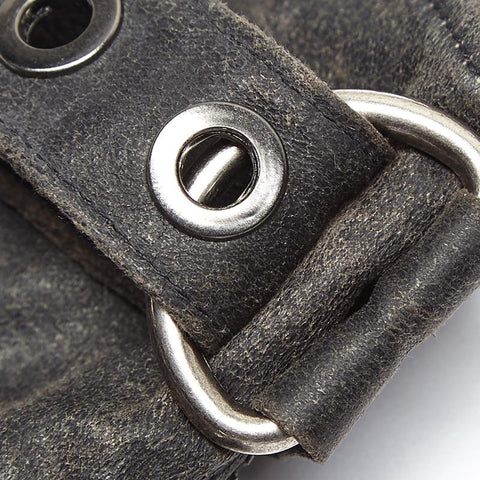 Super coole Steampunk Lederhandschuhe Herren Punk Accessoire