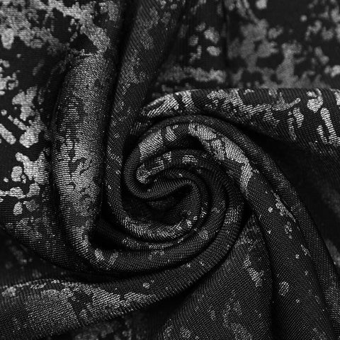 Plus Size Punk Hose Elastic Slim Fit Druck Leggings für Frauen