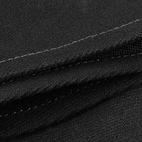 Unregelmäßiger elastischer Lotusblattsaum Kurzer Punkrock für Frauen