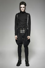 Militärische elastische Twill Denim Baggy Gothic Hose für Männer