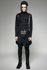 Militärische elastische Twill Denim Baggy Gothic Hose für Männer