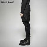 Militärische elastische Twill Denim Baggy Gothic Hose für Männer