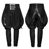 Militärische elastische Twill Denim Baggy Gothic Hose für Männer