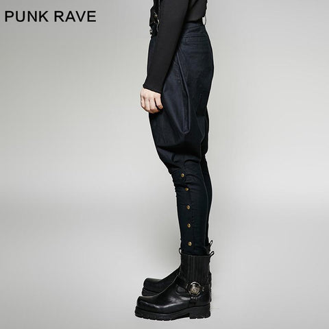 Militärische elastische Twill Denim Baggy Gothic Hose für Männer