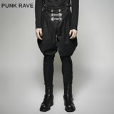 Militärische elastische Twill Denim Baggy Gothic Hose für Männer