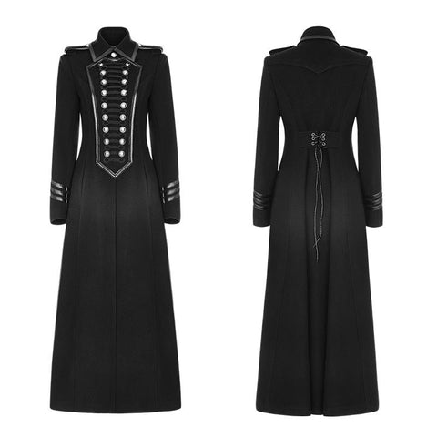 Exquisite Wolle Gothic Jacke Uniform Retro Trenchcoat