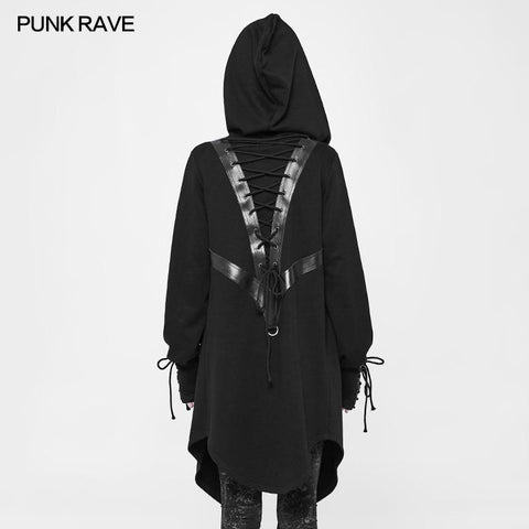 Witch Cardigan Sweater Punk Mantel Mit Kapuze