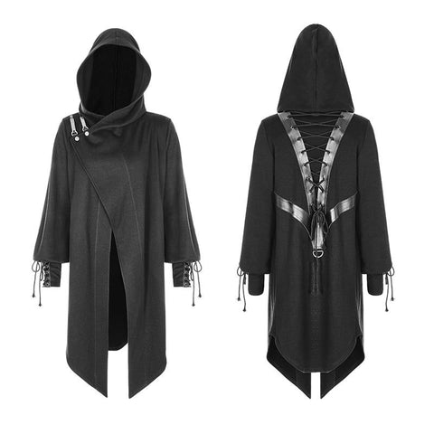 Witch Cardigan Sweater Punk Mantel Mit Kapuze