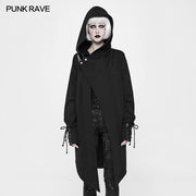 Witch Cardigan Sweater Punk Mantel Mit Kapuze