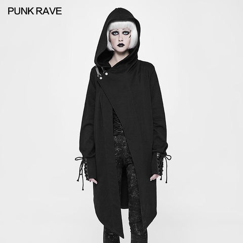 Witch Cardigan Sweater Punk Mantel Mit Kapuze