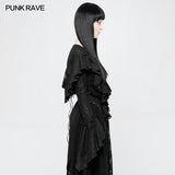 Gotische dekadente kurze Mantel Spitze Mesh Shrug Bolero