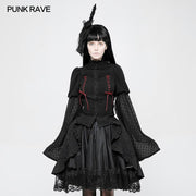 Kawaii Classic Lolita Trompetenärmel Gothic Shirt für Frauen