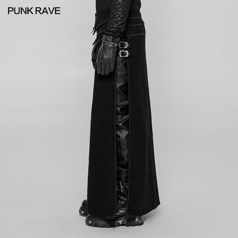 Retro Jacquard Stickerei Herren Gothic Rock