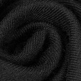 Exquisites gotisches Spitzen-Strickkleid mit halbtransparentem Stehkragen-Design vorne