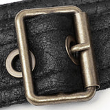 Steampunk geprägtes Lederhalsband und Schultergurtzubehör für Frauen