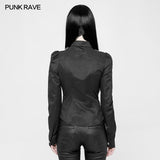 Vintage Militäruniform Punk Shirt für Frauen