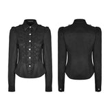 Vintage Militäruniform Punk Shirt für Frauen