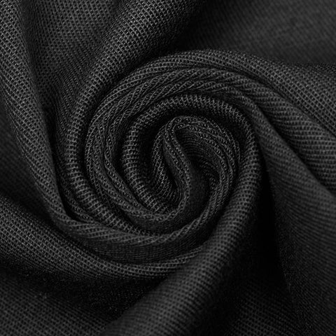 Asymmetrisches einfaches gotisches Herrenhemd mit einzigartigem Manschettendesign