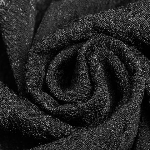 Herren Jacquard Plissee Front Gothic Shirt